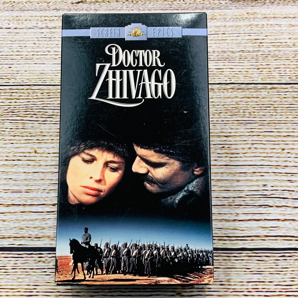 Doctor Zhivago [VHS Movie‎ Tape 1965] Screen Epics Omar Sharif Geraldine Chaplin